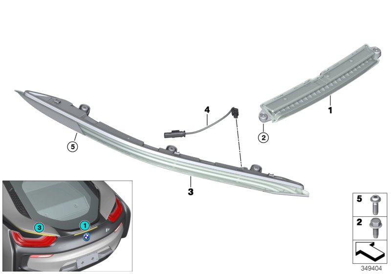 Third brake light/turn indicator
