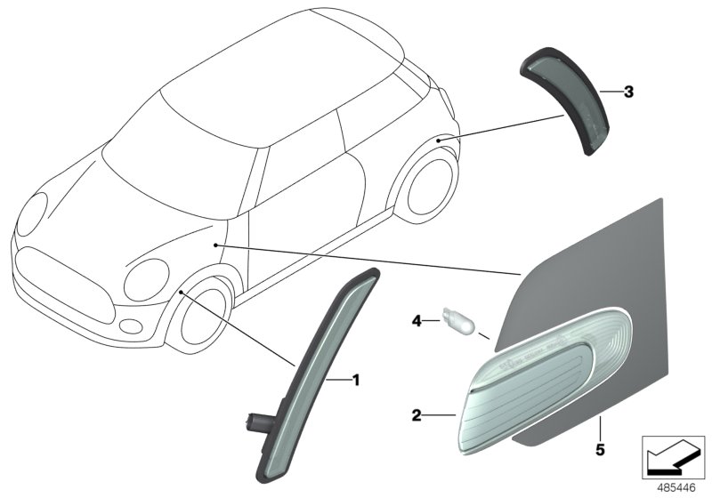 indicators front/side
