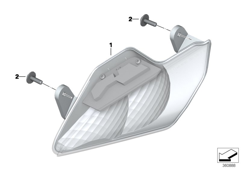Turn indicators, front