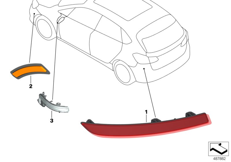 Side marker light / rear reflector