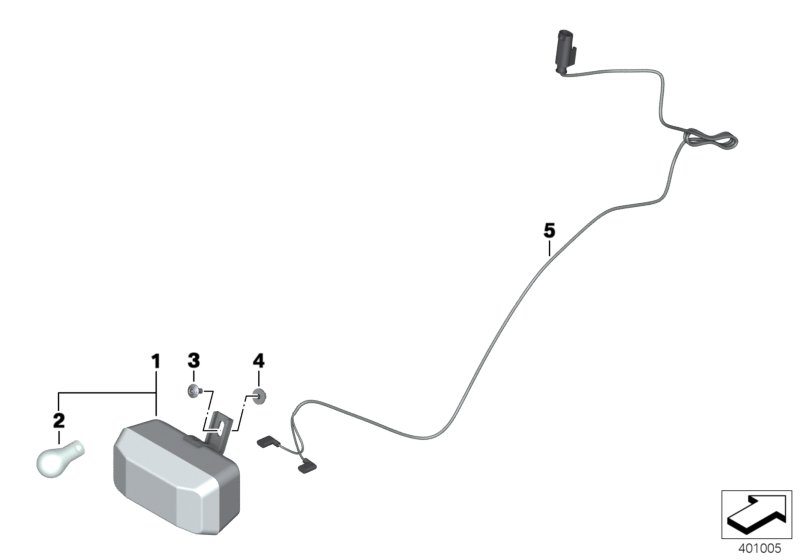 Rear fog light