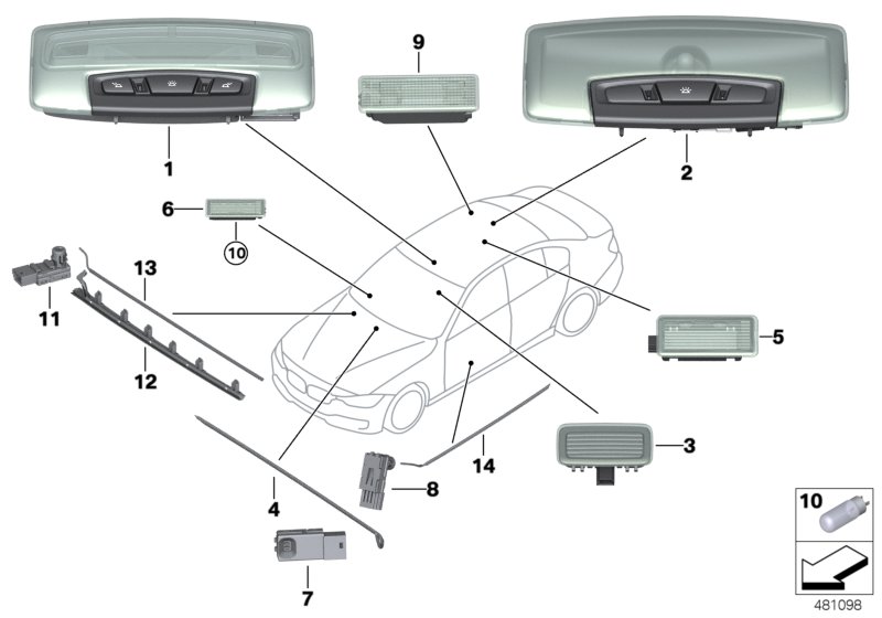 Various lamps