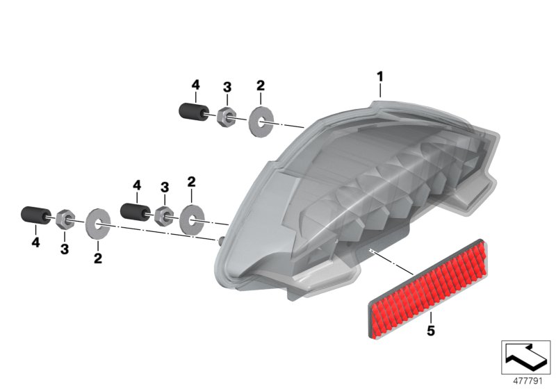LED rear light