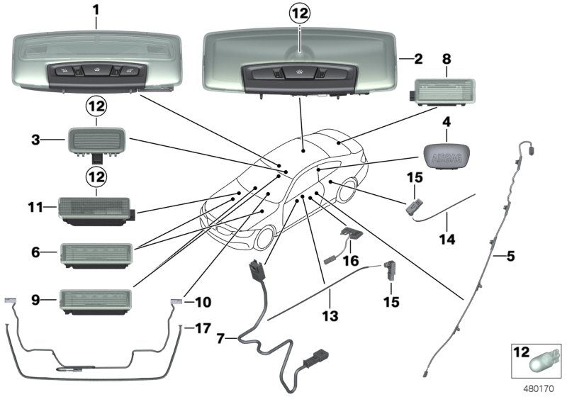 Various lamps