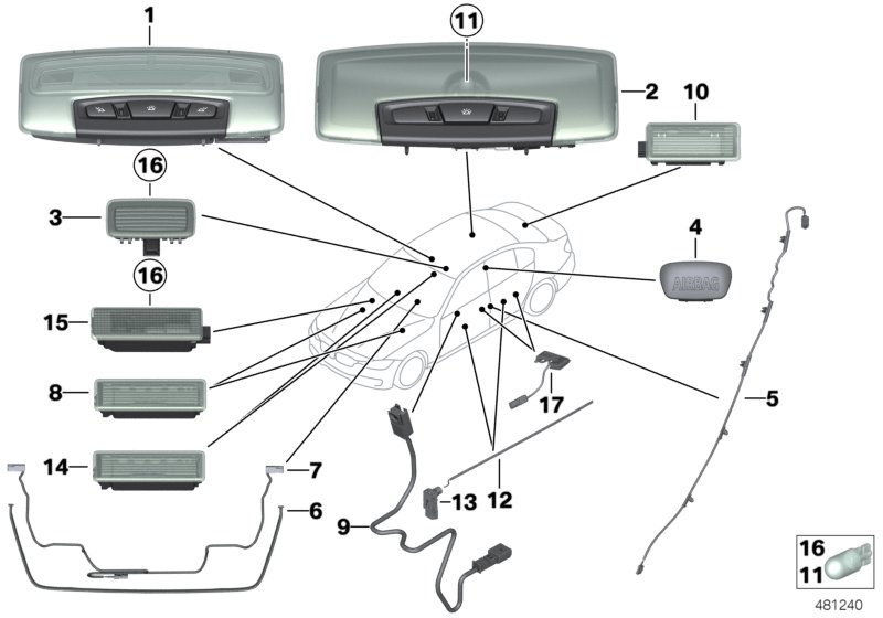 Various lamps