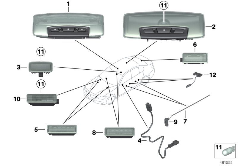 Various lamps