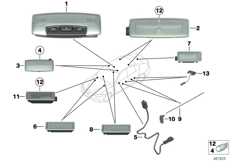 Various lamps