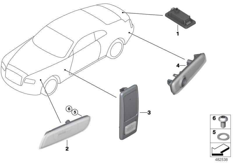 Side repeater/ lights outer