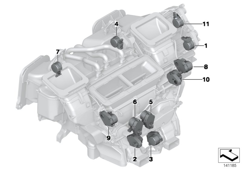 Actuator for automatic air condition