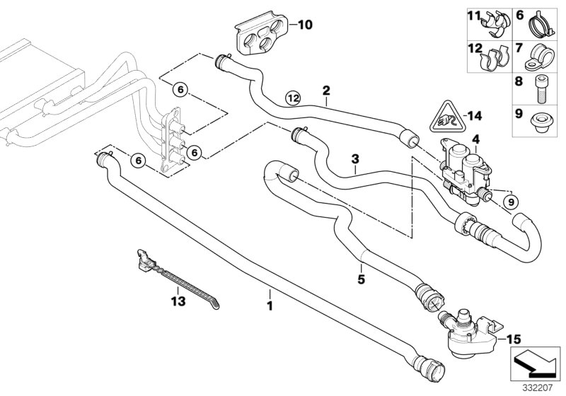 Water valve/Water hose IHKA High