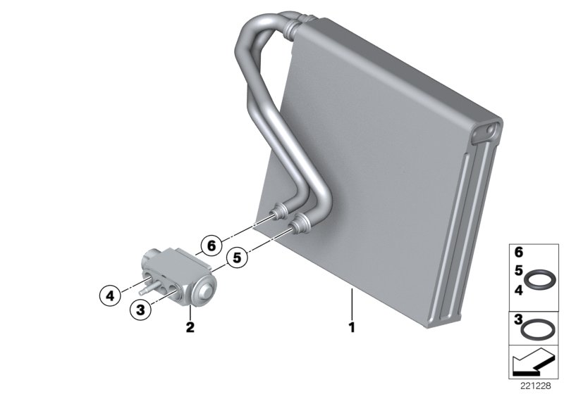 Evaporator / Expansion valve