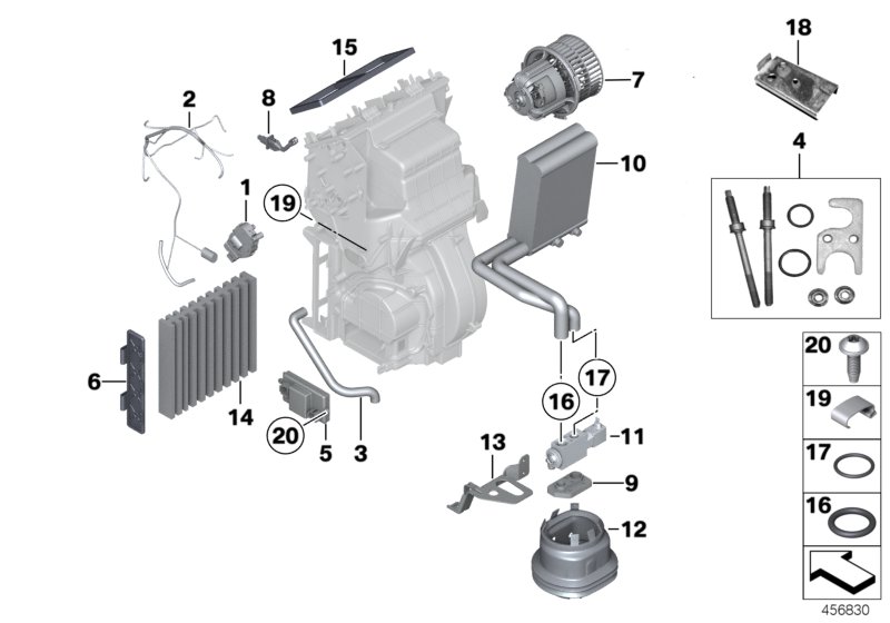 Rear-cabin air conditioning