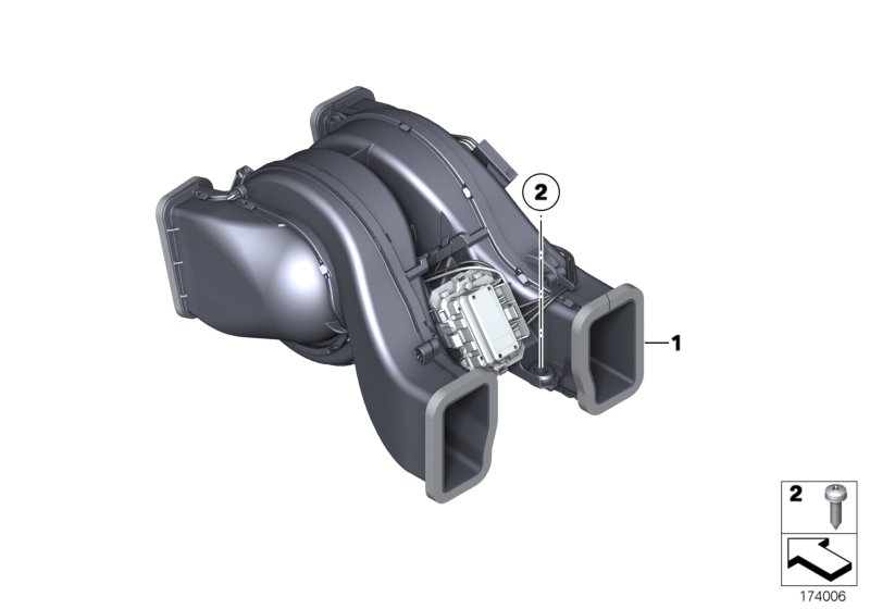 Blower rear