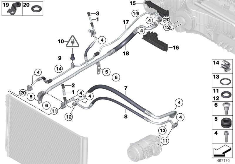 Coolant lines