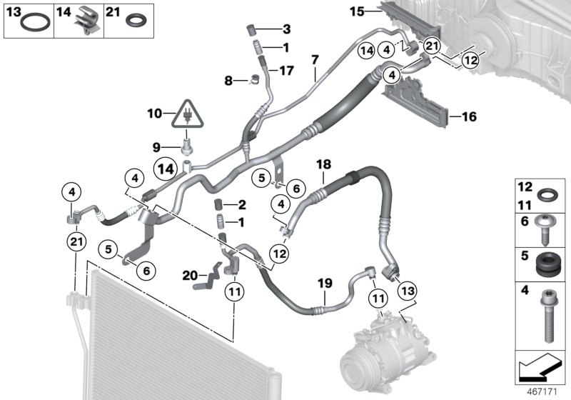 Coolant lines