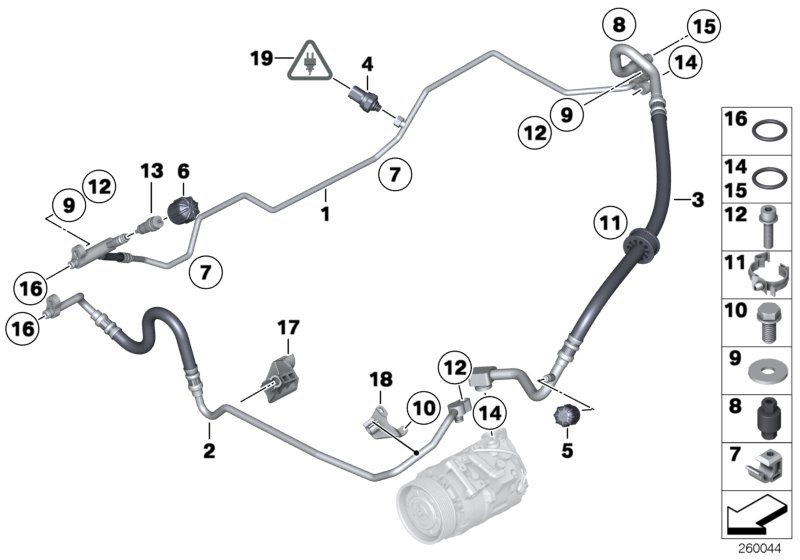 Coolant lines