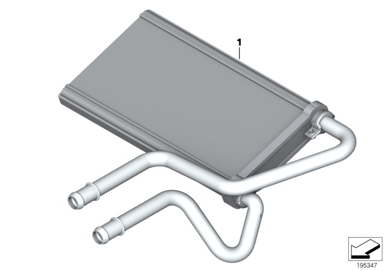 Heater radiator