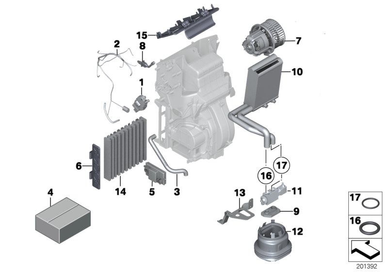 Rear-cabin air conditioning