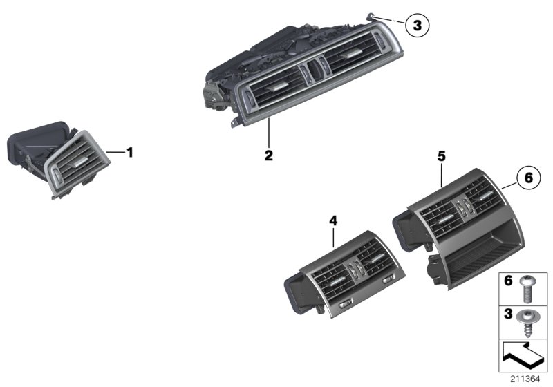 Fresh air grille