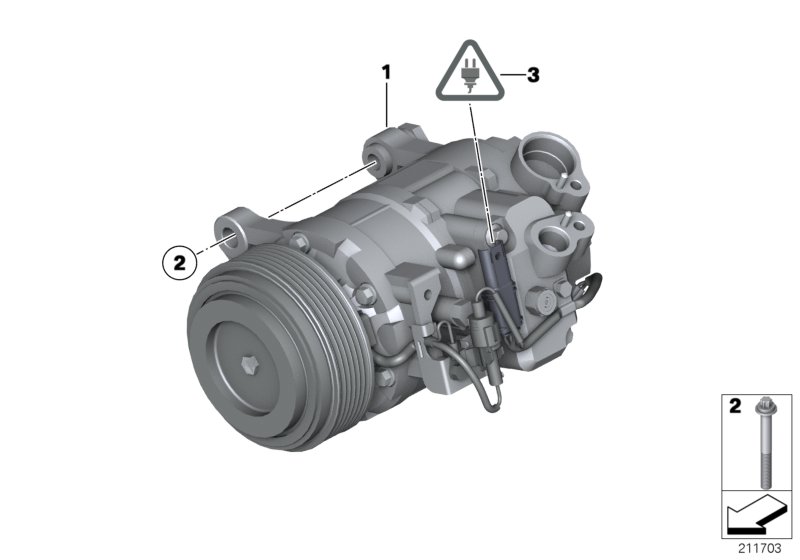 RP Air conditioning compressor