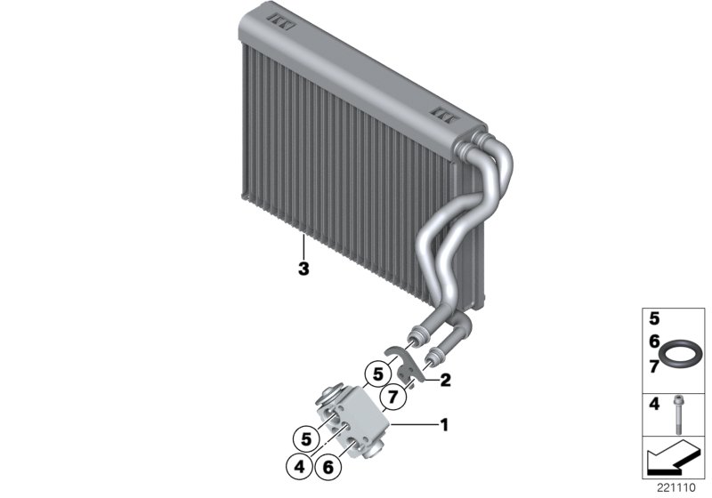 Evaporator / Expansion valve