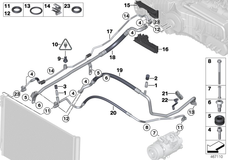 Coolant lines