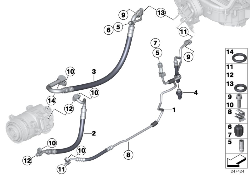 Coolant lines