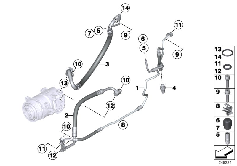 Coolant lines