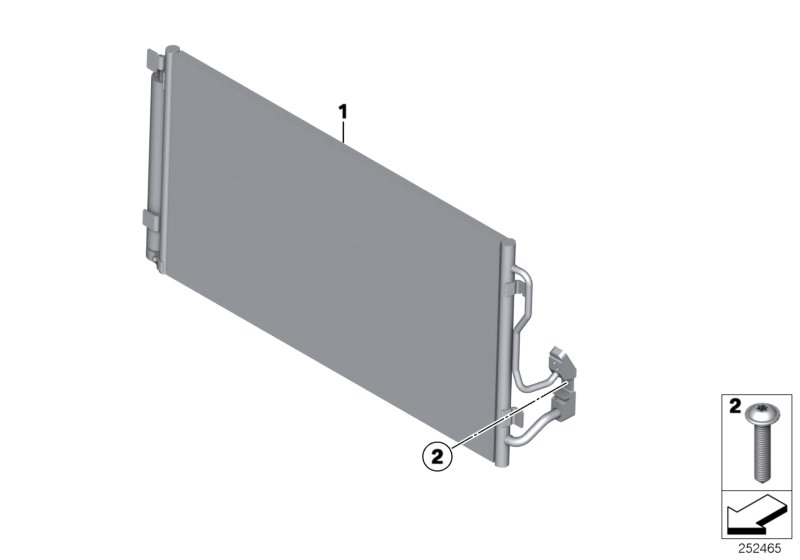 Condenser, air conditioning