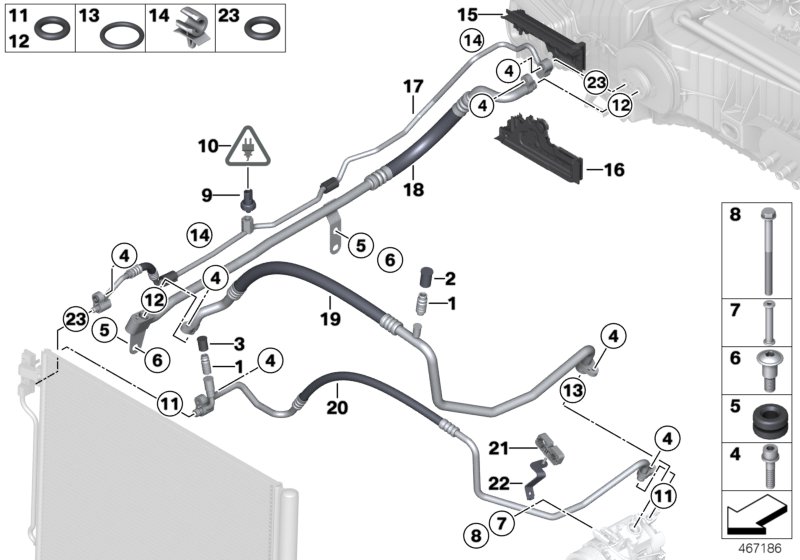 Coolant lines