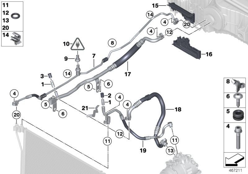 Coolant lines