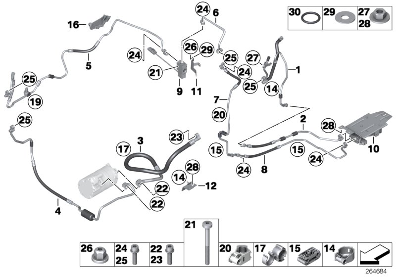 Coolant lines