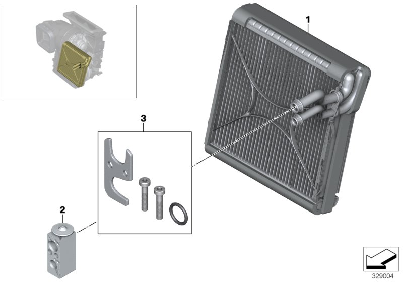 Evaporator / Expansion valve