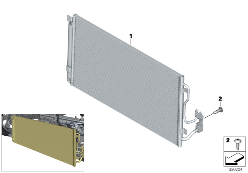 Condenser, air conditioning