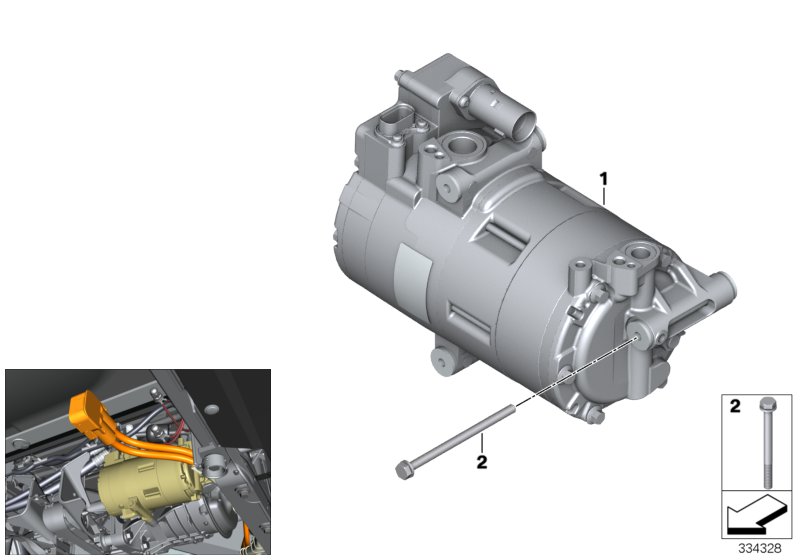 Electric A/C compressor
