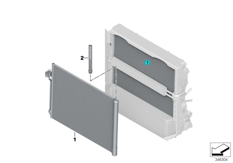 Condenser, air conditioning
