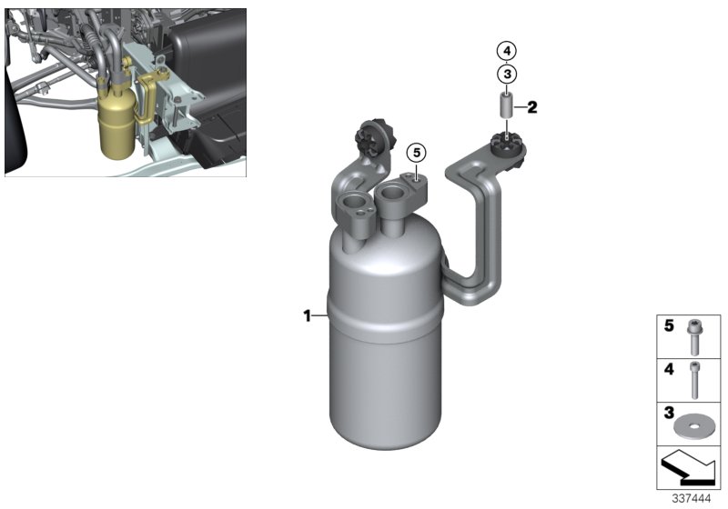 Accumulator drier