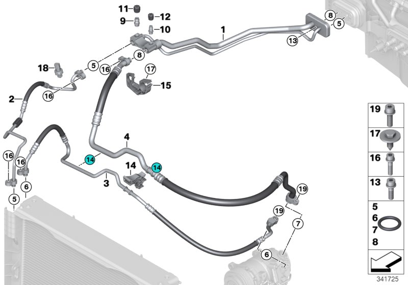 Coolant lines