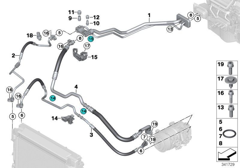 Coolant lines