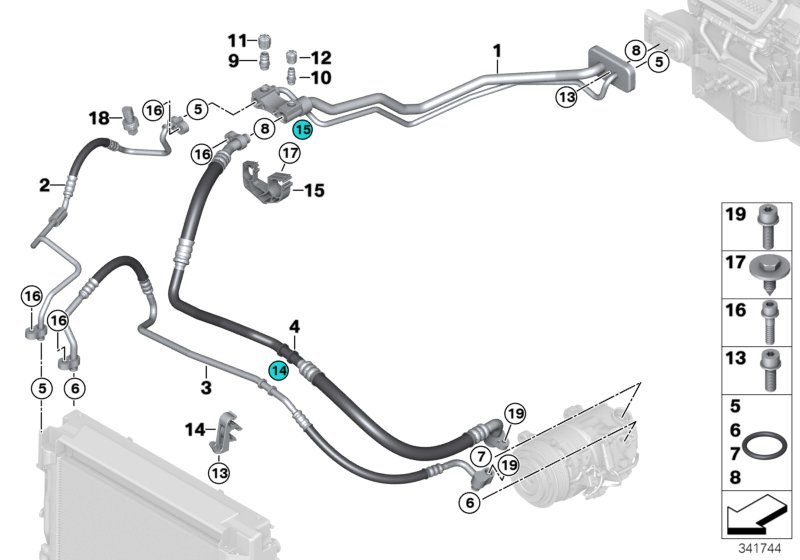 Coolant lines