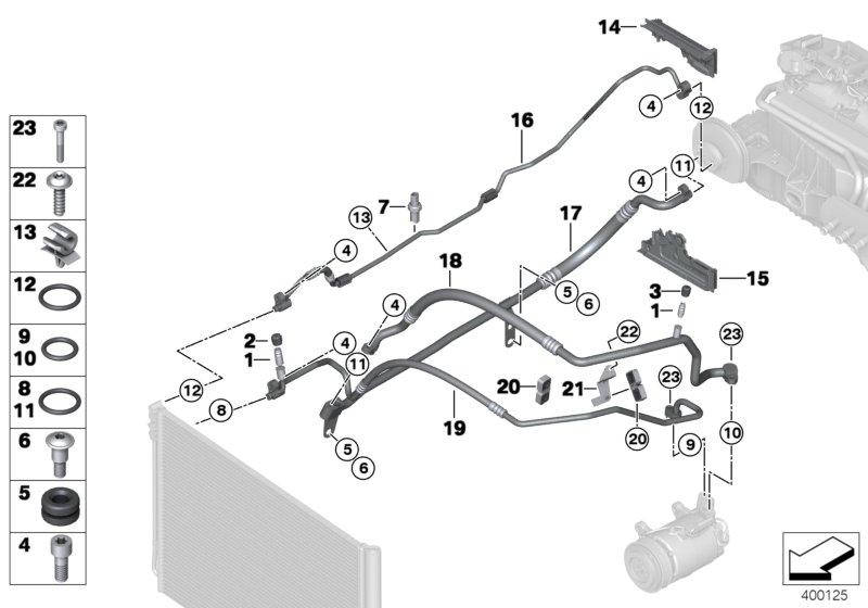 Coolant lines