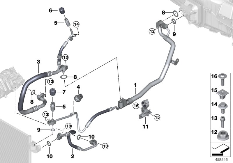 Coolant lines