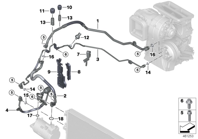 Coolant lines