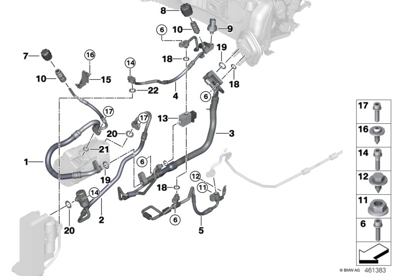 Coolant lines