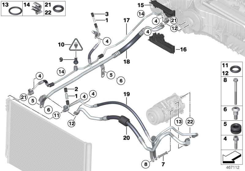 Coolant lines