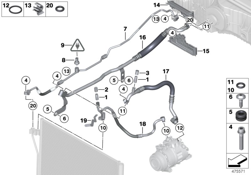 Coolant lines