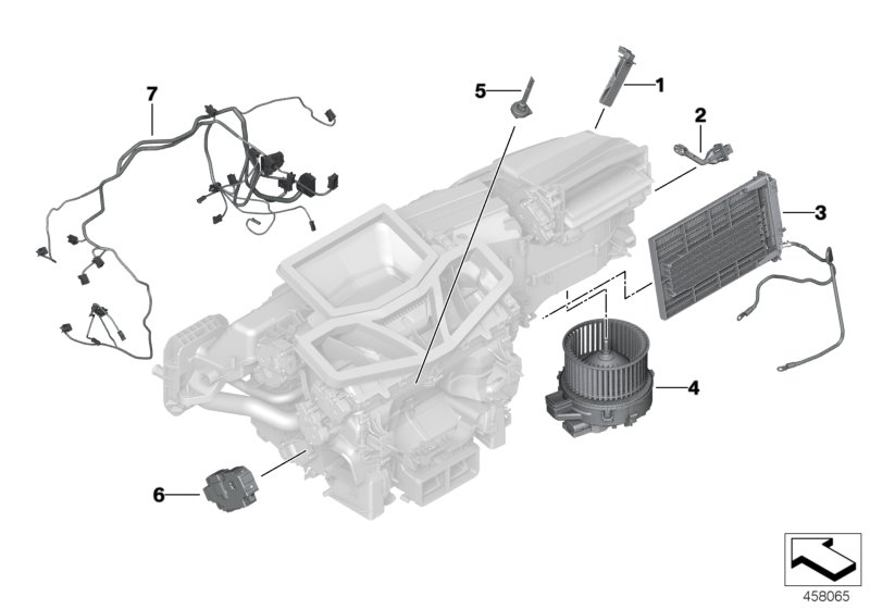 Electric parts for AC unit