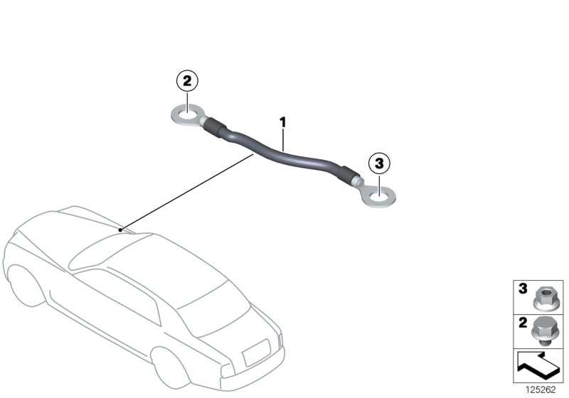 Earth strap for engine hood