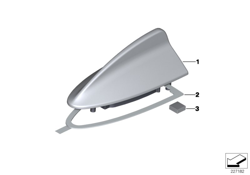 Single parts, antenna