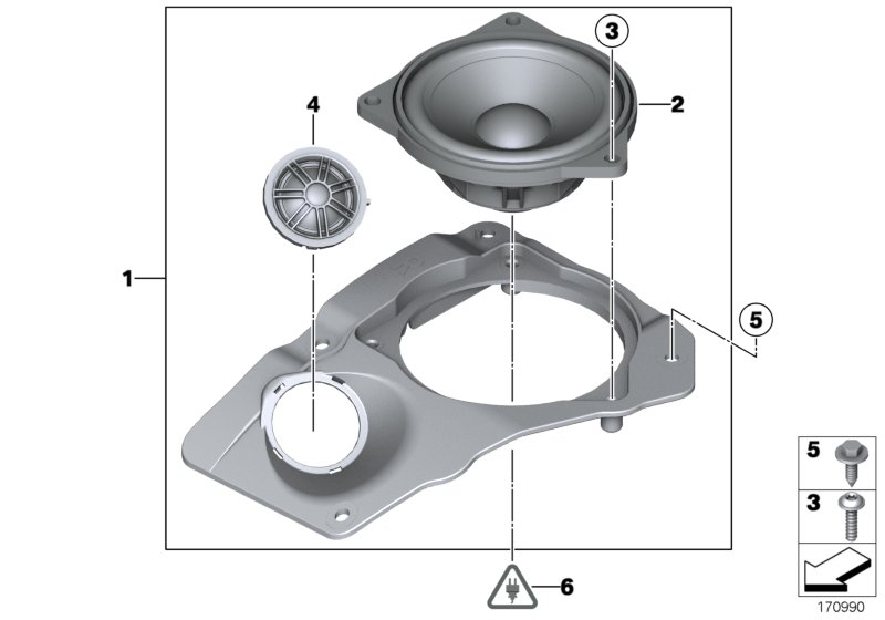 Single parts f package shelf hifi system